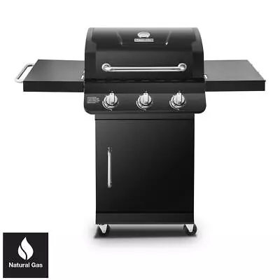 Dyna-Glo Natural Gas Grill 3-Burner 23.23  D X 54.53  W X 45.28  H In Black • $484.86