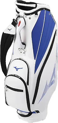 MIZUNO Golf Men's Cart Caddy Bag NX.9 White Blue 9.5 X 47 Inch 2.9kg 5LJC2403 • $227