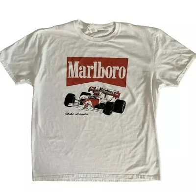 Vintage Niki Lauda X Marlboro Racing T-Shirt - LG • $49