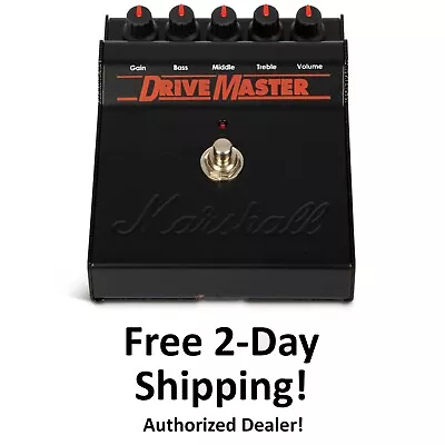 New Marshall 60th Anniversary Reissue Drive Master Overdrive Guitar Effect Pedal • $249.99