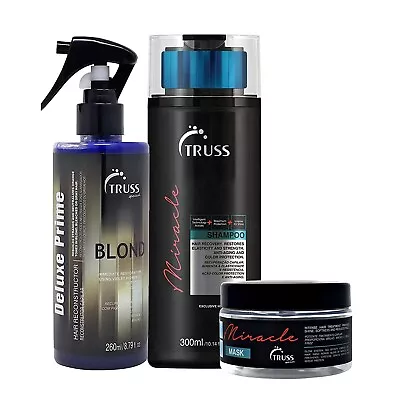 Truss Miracle Shampoo & Miracle Mask & Blond Prime Set Bundle • $80.70