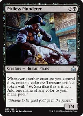 MTG - PITILESS PLUNDERER - Rivals Of Ixalan (U) • $14.99