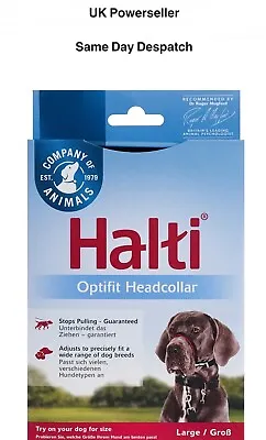 Halti Optifit LARGE HeadCollar Precise Fit No Pull Head Collar Training Size L • £12.80
