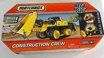 NEW! Matchbox Mega Rig Building System Construction Crew Bulldozer Mattel 2009 • $25.91