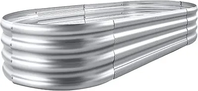 Land Guard Galvanized Raised Garden Bed Kit Galvanized Planter Garden Boxes Out • $67.99