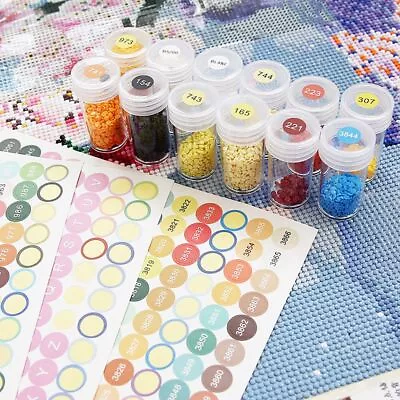 $11.61 • Buy 447 Colors Diamond Painting Stickers Diamond Color Sticker Full Diamond
