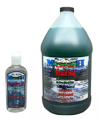 Miracle II Regular Soap Gallon & Bonus 8oz Gel • $74.95
