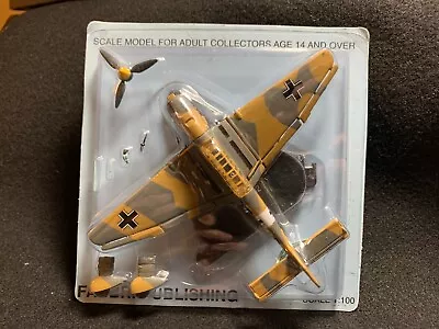 New Fabbri Diecast JU 87b-2 Stuka Model & Stand - Scale 1:100 - Sealed • $14