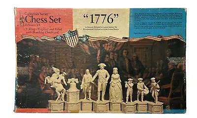 Vtg 1776 Bicentennial Collector Series Edition VI CHESS SET 1972 Very Nice! • $75