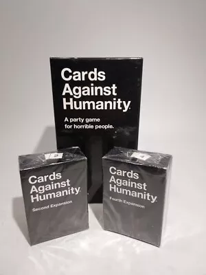 Cards Against Humanity UK Edition + Second And Fourth Expansion Packs • $38.67