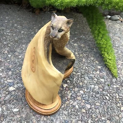 Mill Creek Studios “Stepping Out”  Cougar Wild Cat Retired Sculpture #63100 2000 • $87.87