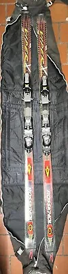 Rossignol 187cm Viper X Downhill Skis With Marker SC2 Bindings And Padded Bag • $89.99