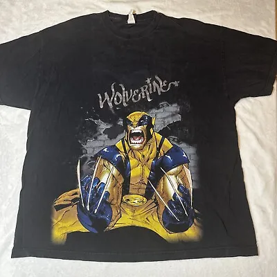 Vintage Wolverine X-Men Mad Engine Marvel Comics T-Shirt Men's Size 2XL Rare • $39.98