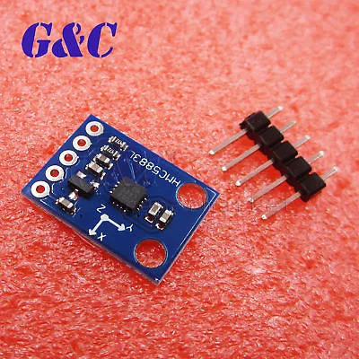 $3.21 • Buy GY-273 HMC5883L Triple Axis Compass Magnetometer Sensor Module For Arduino 3V-5V