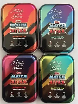 Topps Match Attax 2023/24 23/24 Storage Pocket *Empty Tin* Only • £3.49