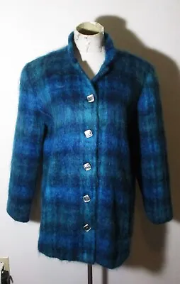 Women's ORVIS Teal Blue Mohair Jacket Size XL/1X • $60