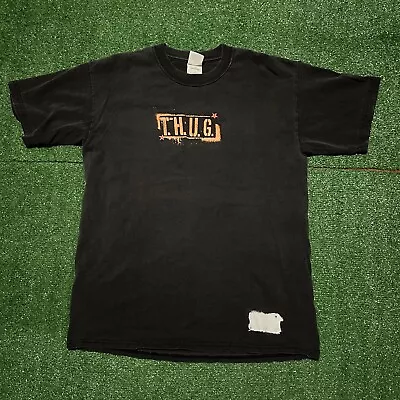 Vintage 2003 Tony Hawk Underground Shirt Size Medium Black Video Game Skate Thug • $34.92