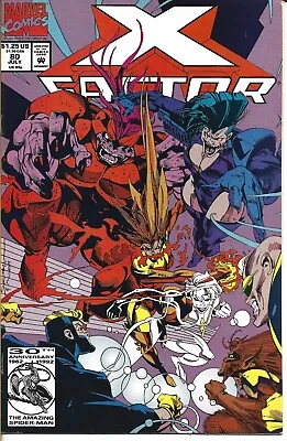 X-factor #80 Marvel Comics 1992 Bagged And Boarded • $6