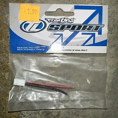 Team Losi LOSB1205 Losi Mini-T Battery Connector W/Wires Free Shipping! • $9