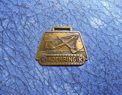 $79 • Buy Koehring Track Shovel Factory Registered Operator 969 KAH-4 Watch Fob
