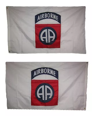 3x5 Embroidered Airborne 82nd Division Double Sided 210D Nylon Flag 3'x5'  • £31.71