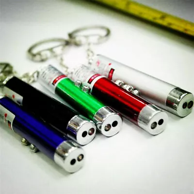 New Small Mini Red Laser Pointer Pen LED W/ Money Detector Child Pet Cat Toy Ahy • $7.49