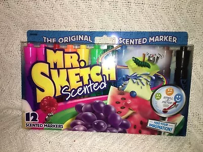 Mr. Sketch Scented Markers Chisel Tip 12 Assorted Colors New In Pack • $11.01