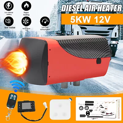 Diesel Air Heater Tank Remote Control Thermostat Caravan Motorhome AU 12V 5KW • $85.99