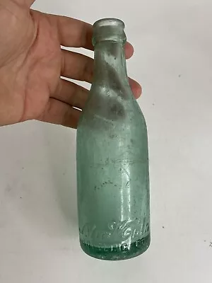 Vintage Mint Cola Charleston SC Embossed Bottle Collectible Advertising Green • $24.99