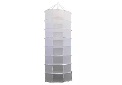 Dry Net Hanging Herb Drying Rack 8 Layer 2FT X 5FT 8 Layer (White 8-Rack) • $29.34