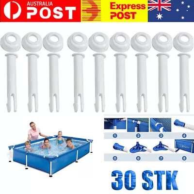 Intex Swimming Pool Accessories Plastic Joint Pins And Caps Replacement Parts AU • $18.89