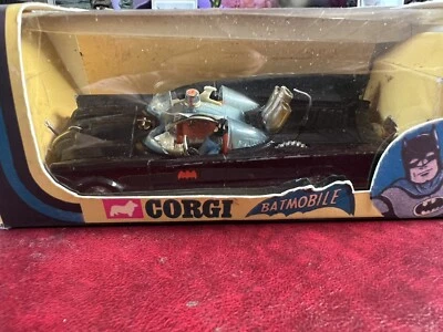 £30.99 • Buy Corgi 267 Batman & Robin Batmobile In Original Box With Rockets