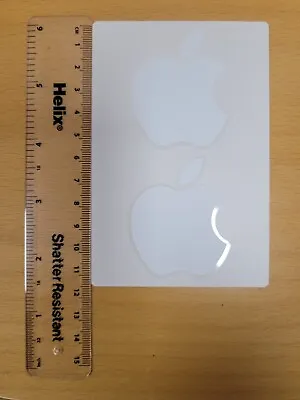 Genuine Official White Apple Logo Stickers X 2 IPhone/iPad/Macbook  • £2.95