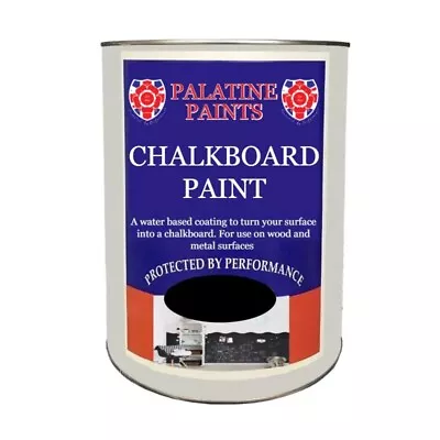 Chalkboard & Blackboard Paint Quick Drying Matt Finish Various Colours • £18.48