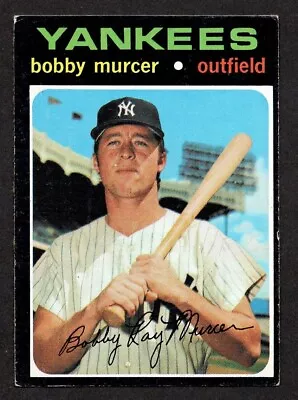 1971 Topps Baseball Card #635 Bobby Murcer Semi-High New York Yankees EX *b • $10