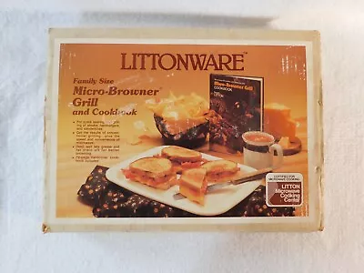 Litton Littonware L-3 Family Size Micro-Browner Grill Microwave Ovenware  • $19.99