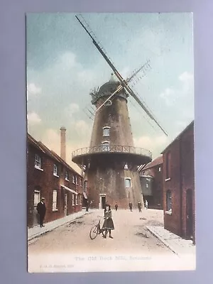 The Old Dock Mill Southsea 1912 (FGO Stuart 1297) Postcard Portsmouth Windmill • £9.99