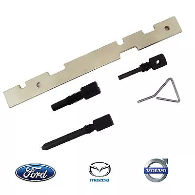 Ford Petrol Zetec & Mazda Volvo Crank Cam Locking Plate & Pins Timing Tool Set  • $16.79