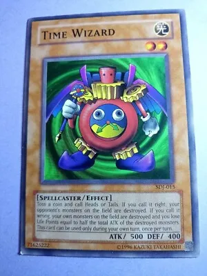 Time Wizard Common SDJ-015 YuGiOh Unlimited   • £2.75
