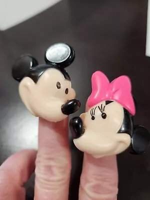 Vintage Disney Mickey And Minnie Mouse Kids Rings Set Of 5  • $15