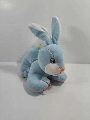 Vintage Enesco Blue Bunny Rabbit Plush 8  Easter  • $17.99