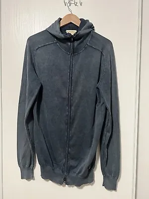 Diesel Full Zipped Hoodie Sweatshirt Jacket Size XL Heavyweight Thin Reto Style • £58.50