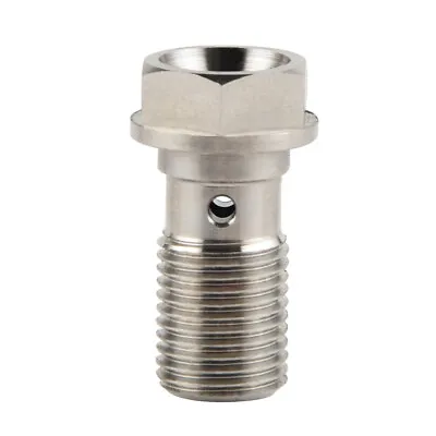 Titanium Single Banjo Bolt M10x1.0 Pitch For Street Off-Road Motorcycles KTM BMW • $7.99