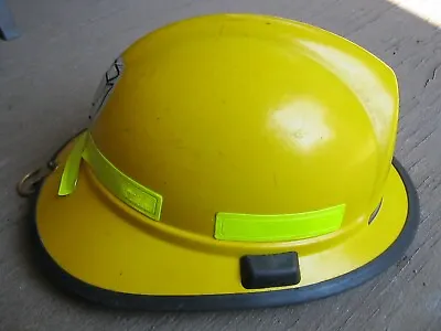 Vintage 2000 Morning Pride Plus Series Yellow Firefighter Helmet W/reflectors • $69.95