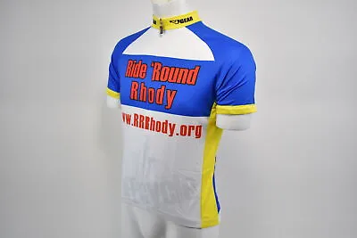 XL Men's Verge Ride Round Rhody Short Sleeve Cycling Jersey Blue CLOSEOUT • $10