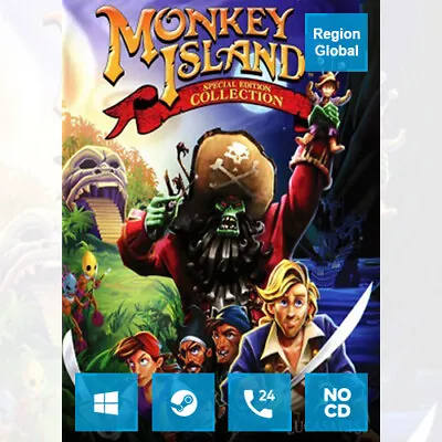 Monkey Island Special Edition Bundle For PC Game Steam Key Region Free • $5.94