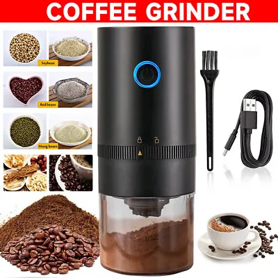 USB Electric Coffee Grinder Grinding Milling Bean Nut Spice Herb Blender Machine • $46.98