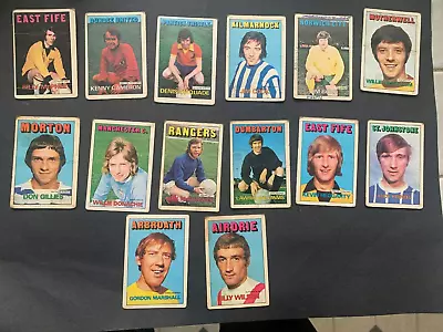 14 X Different Scottish A & BC Footballer Cards Orange Backs 2nd Series 1972/73 • £9.99