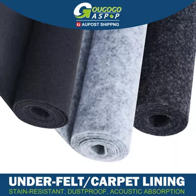 Felt Fabric Car Carpet Thickening Marine Upholstery Lining Underlay Underfelt • $14.99