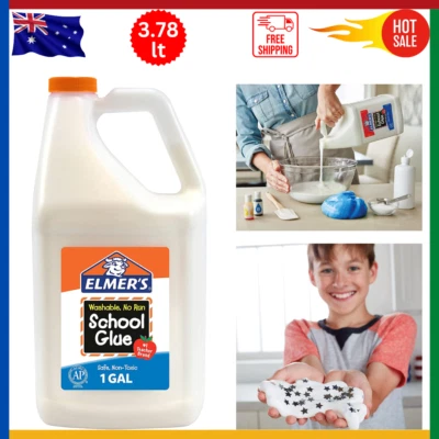 $34.10 • Buy Elmers Liquid PVA Glue, White, Washable And Nontoxic, 3.78 L, For Making Slime